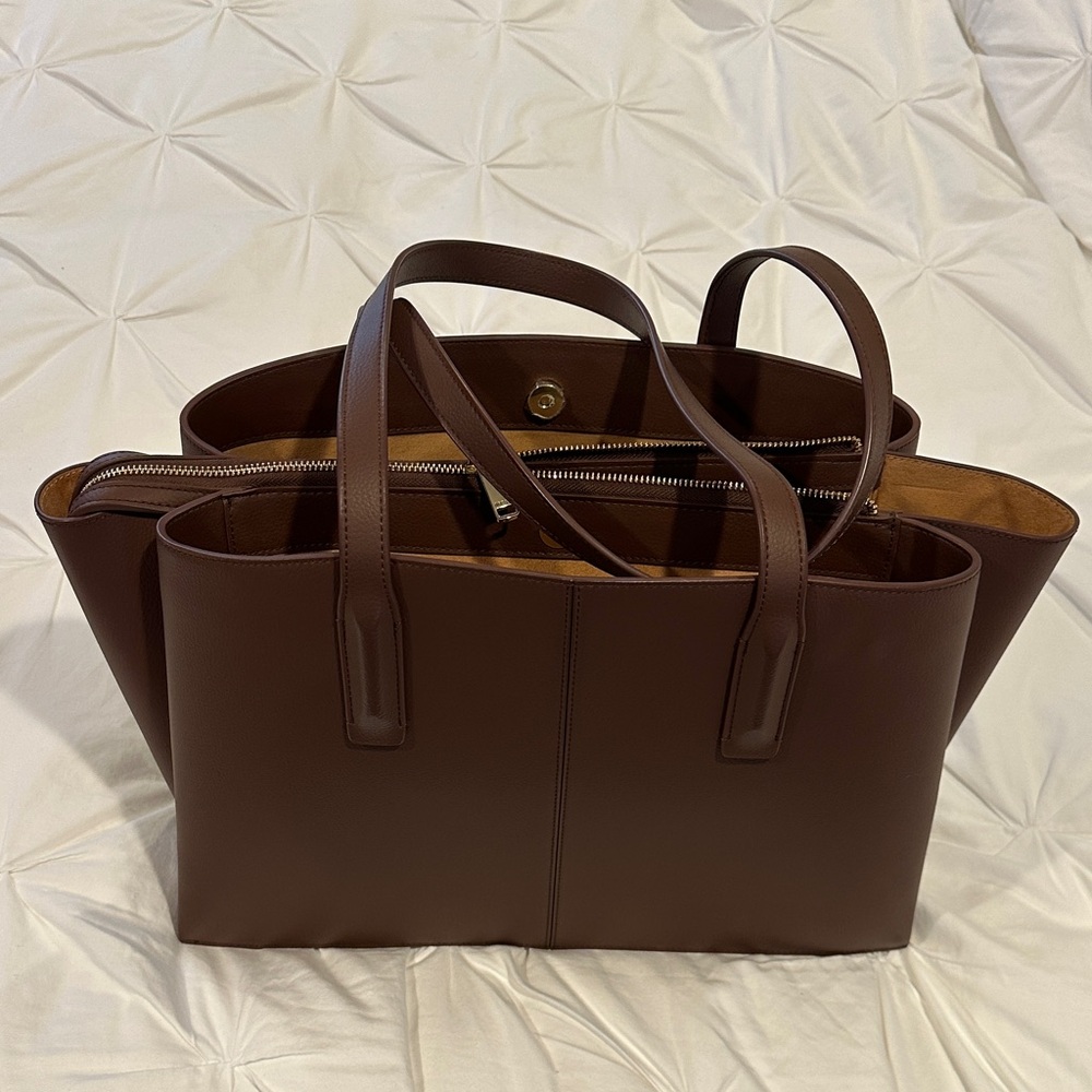 Freja NY Paloma Chestnut Tote Bag